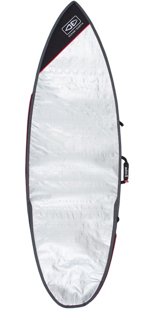 2026 Ocean And Earth Funda Para Tabla Corta Compact Day Oescsb13 - Negro / Rojo